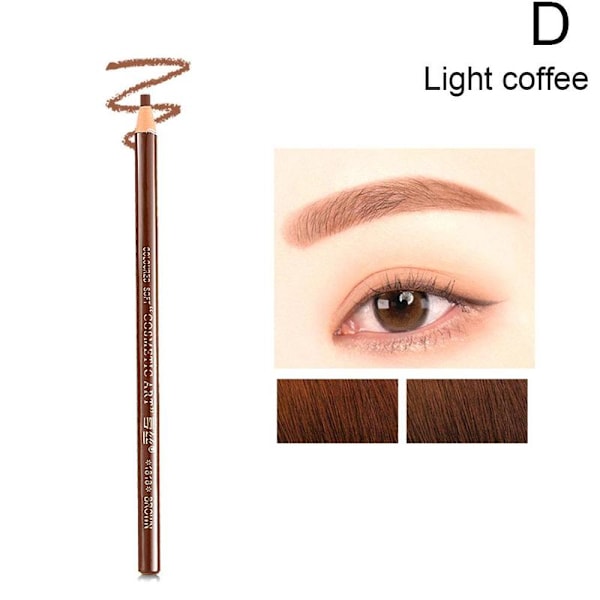 Micro Blading Tattoo Ögonbrynsfärg Penna Långvarig Ögonpenna Mak 12#Light coffee One-size