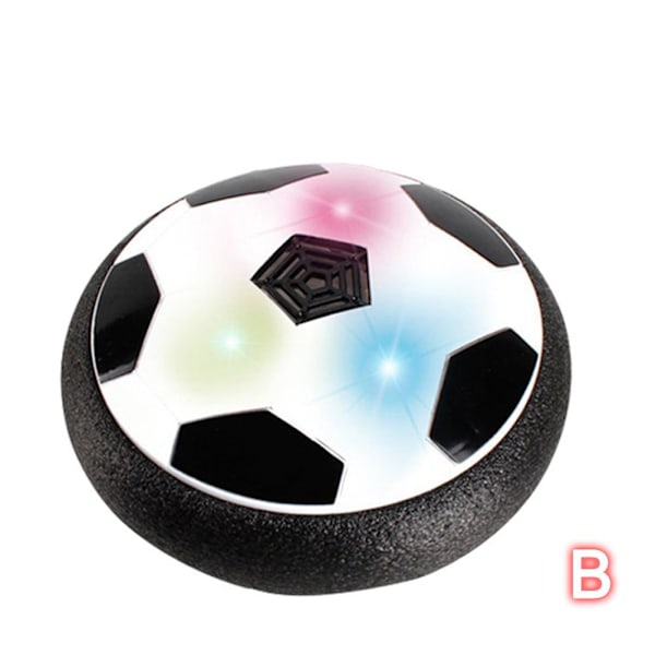 Inomhus Hover Fotboll Kudde LED Flytande Fotboll Disc Pojkar Spel light+music one-size