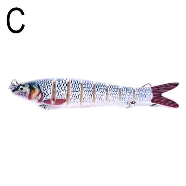 Multi Jointed Fiske Bete Swimbait Sjunkande Wobblers Hårt Bete C C 10cm/3.9in  11.4g