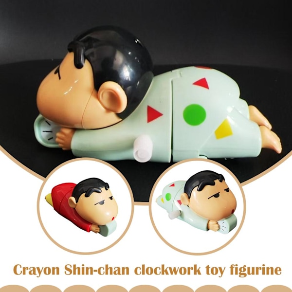 Krayon Shin Chan Dynamisk Uppdragning Automatisk Vind Uppdragning Dag Pris Green 1pcs
