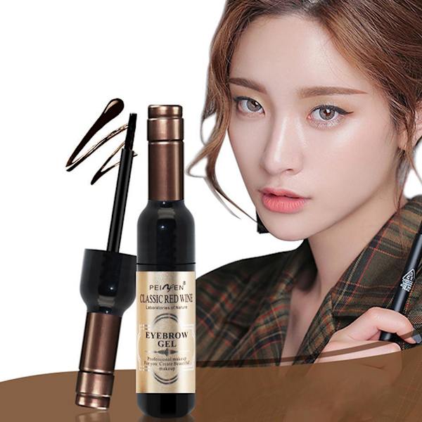 Ögonbryns Henna Medium Brun Regular Pack & Färgningskit NYTT För Br