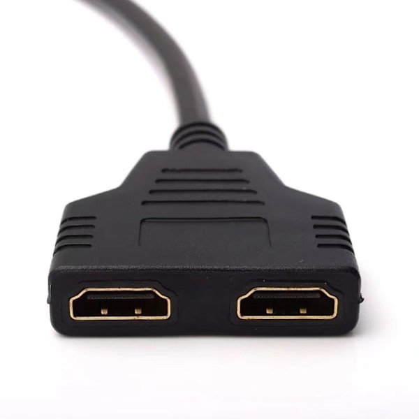 1*HDMI-kabel 1080P HDMI Splitter Port Hane till 1 Hona 2 Ut Ada