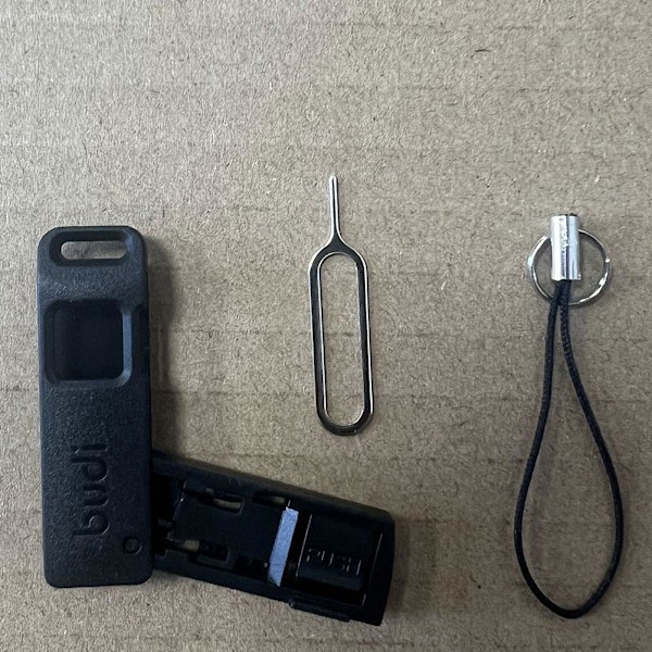 Anti-Lost SIM-kortsfack TF-kort Mobiltelefon Utmatningsstift Förvaring C