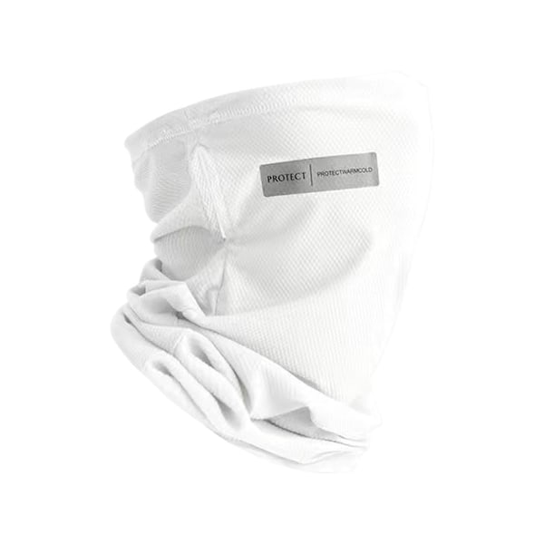 Andningsbar silkesärm för män och kvinnor utomhusaktiviteter sommar white one-size