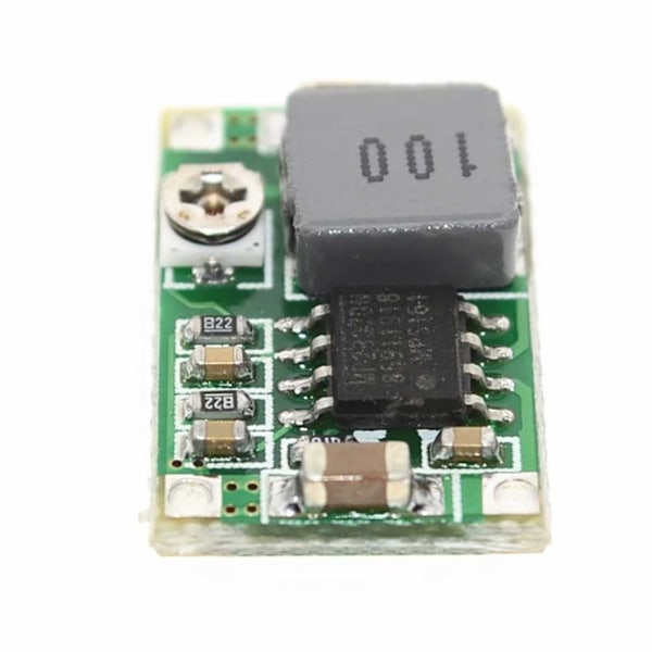 Super Mini DCDC-omvandlare Nedtrappningsmodul - Justerbar 1V, 5V, 12V