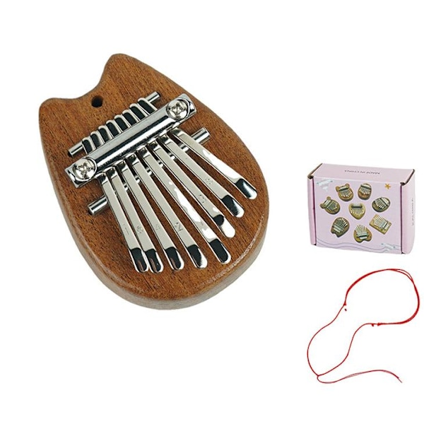 8 Tangenter Utsökt Finger Tumme Piano Gåva Mini Tumme Piano Fantastisk f cat One size