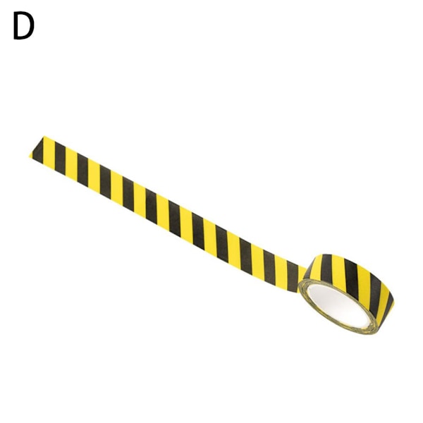 Vägtejp Barnleksak Bil Självhäftande Avtagbar Lekrum Tågspår Black and yellow  onesize