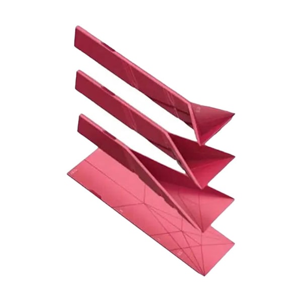 Polygons Platt 3-i-1 Måttskedar - 2 Skedar med 6 Olika Red S+L