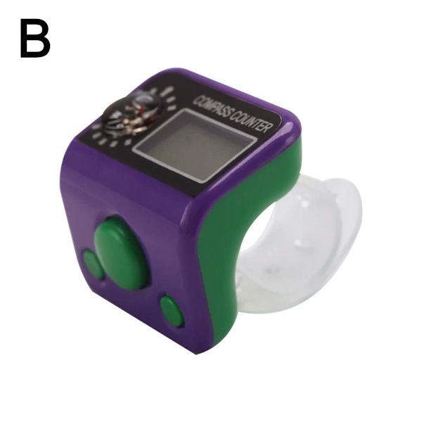 Digital Elektronisk Räknare Dhikr / Tasbih /Tasbi /Tasbee F Purple One size
