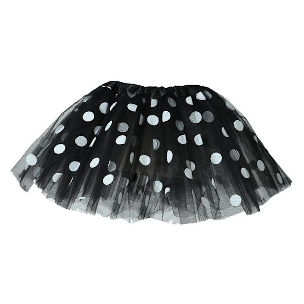 Tutu-kjol för barn, raggig kjol för barn, nätkjol H6O2 E6 White 1pcs