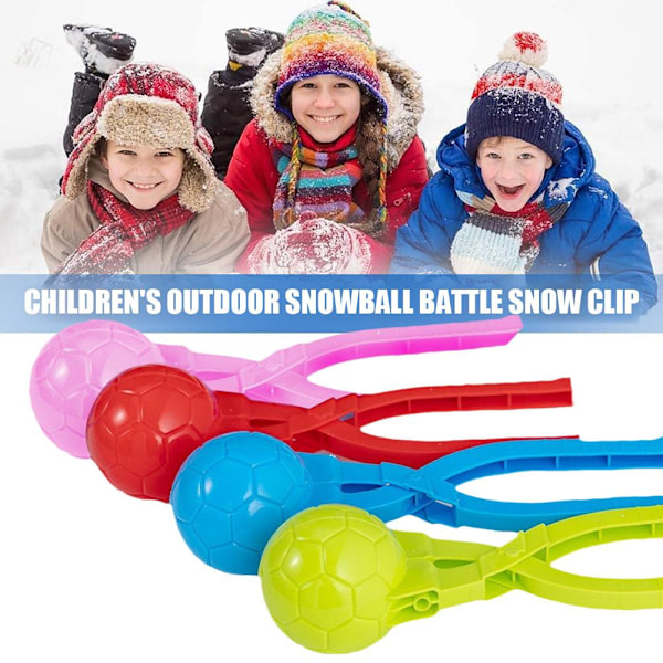 Vinter Snöboll Maker Aktivitet Snöbollskrig Boll Clip Keep Ha