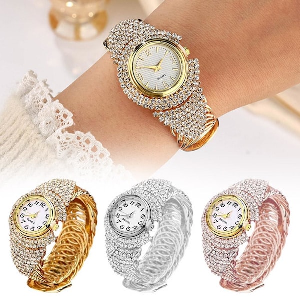 Dam Quartz Klockor Trendig Och Mode Casual Klocka För Kvinnor Golden One size