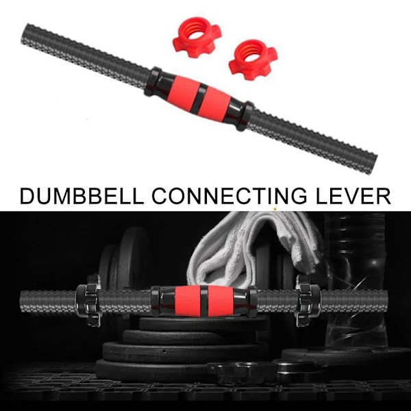 Hantlar Skivstång set med anslutningsstång Justerbar Hantel 40cm 1set