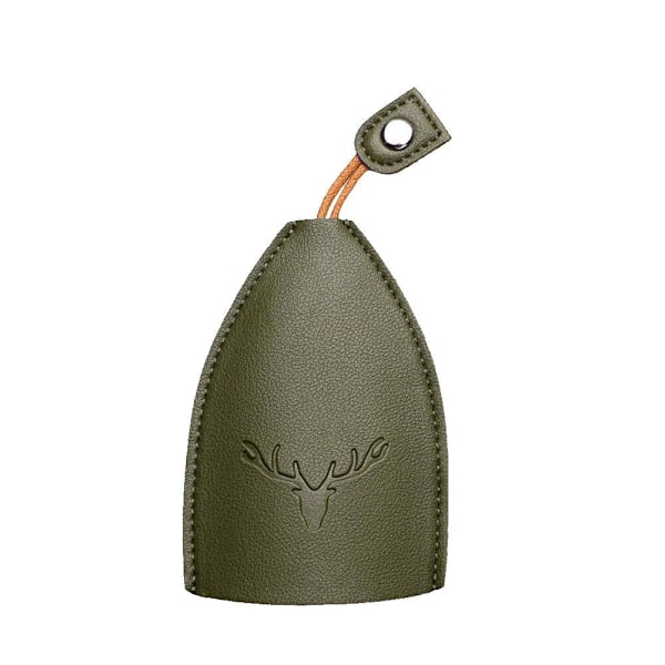 PU Läder Utdragbar Söt Stor Kapacitet Bilnyckelfodral AU Nyckelring Christmas green One-size