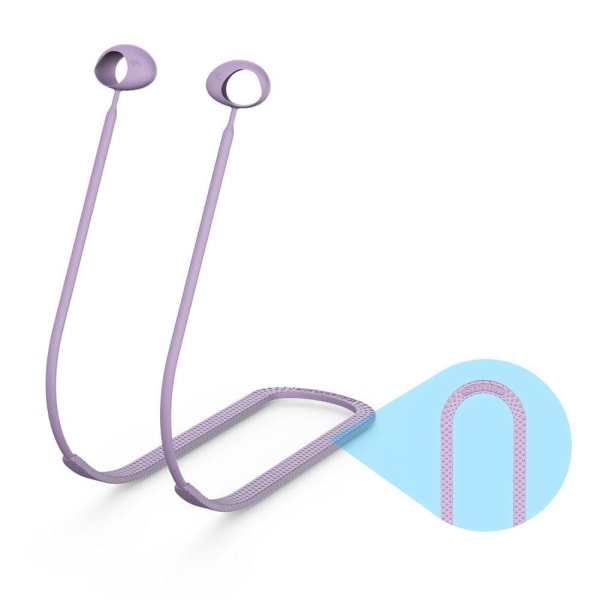 YISHI Mjukt Silikon Headset Anti-Lost Koppel Halsband Repband Häng black for samsung buds2