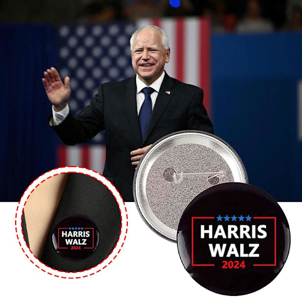 1-20 Pack Harris Walz 2024 Kamala Harris Tim Walz Waltz For Pres 10pc One size