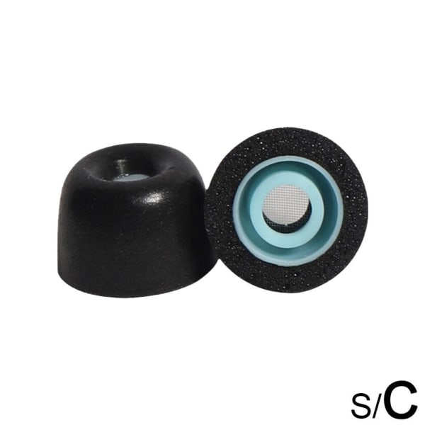 Memory Foam Öronproppar för WF-1000XM5 Hörlurar Öronpropp Eart black Small