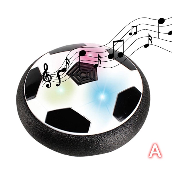 Inomhus Hover Fotboll Kudde LED Flytande Fotboll Disc Pojkar Spel light one-size