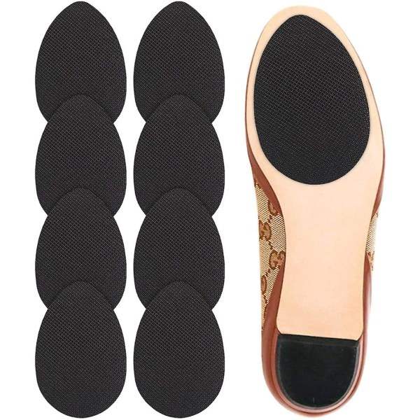 4 par halkfria skor Pads Självhäftande skosulskydd svart 4 pairs
