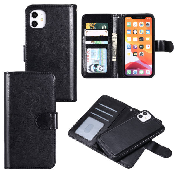 iPhone14 - Magnetisk skal 2-i-1 Flip Phone case Svart iPhone14