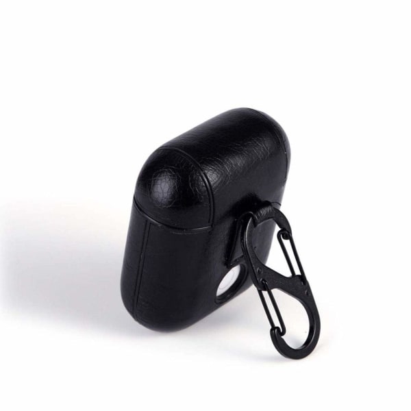 Läder Fodral för  Air_sPods / Air_sPods 2 - Svart Svart one size