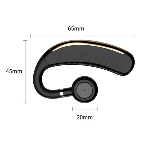X10 Headset Bluetooth 5.0 vridbar trådlös minihörlurstelefon Svart
