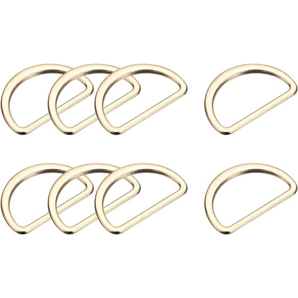 Metall D-ringar-spänne, svetsade D-ringar-spänne för sömnad av klädremmar Väskor Bälte gör-det-själv-tillbehör