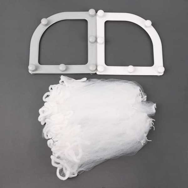 Triangulärt Dräneringsfilterhållare Set Antiblockerande Mesh Köksdisk Sopfilter 1st, Grå