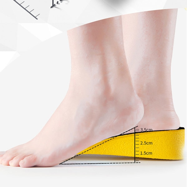 Höjdökande innersulor Osynliga Andningssulor 40 Höjd 3,5CM 40 Height 3.5CM