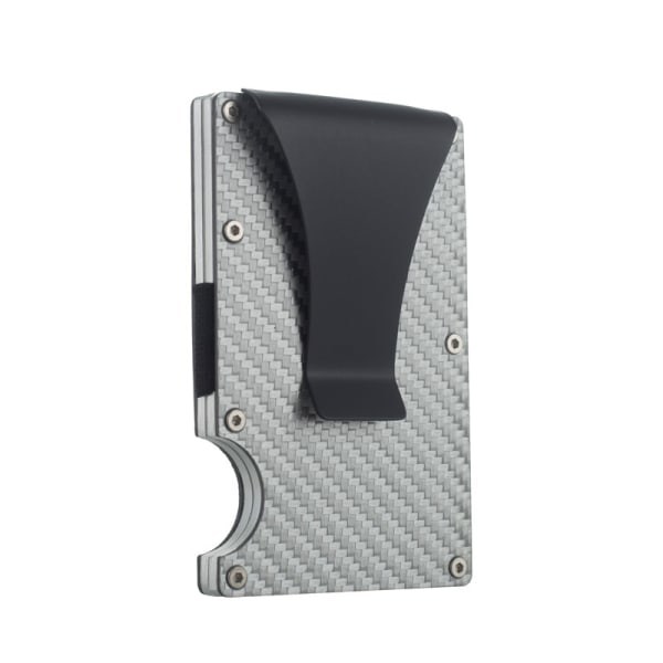 Kolfiber korthållare RFID Svart One size
