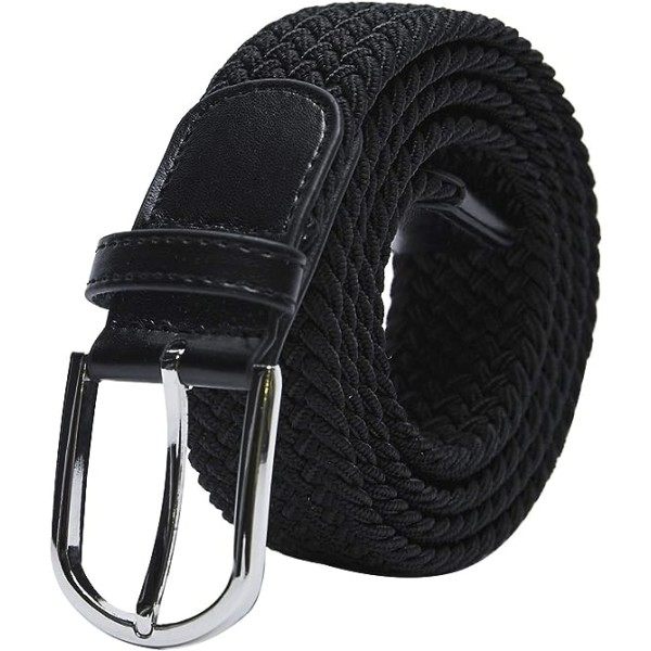 Unisex elastiskt tyg flätat elastiskt bälte Stretch Bälte Stretch B