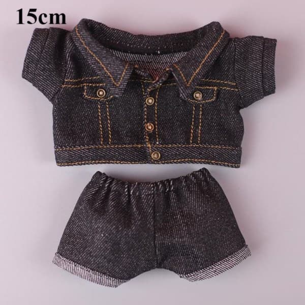 Docka jeansjacka kostym docka kläder 3 3