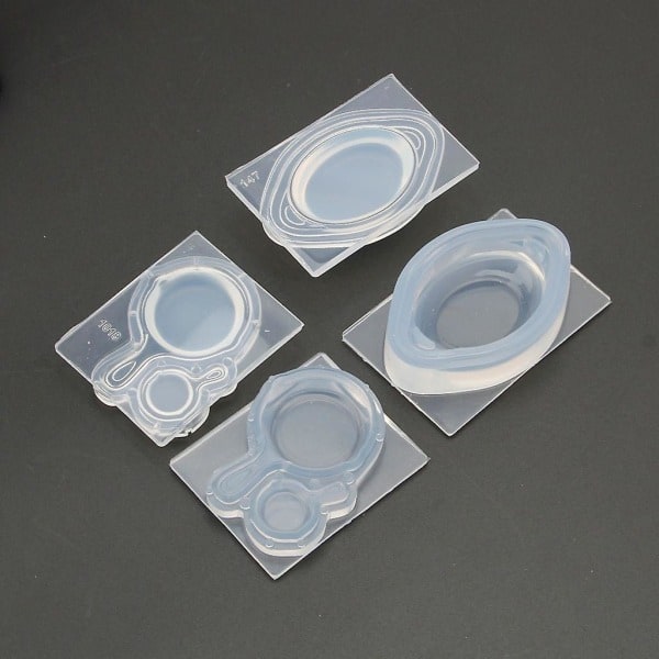 Mini Pan Pot Form Epoxi Harts Form DIY Craft Heminredning