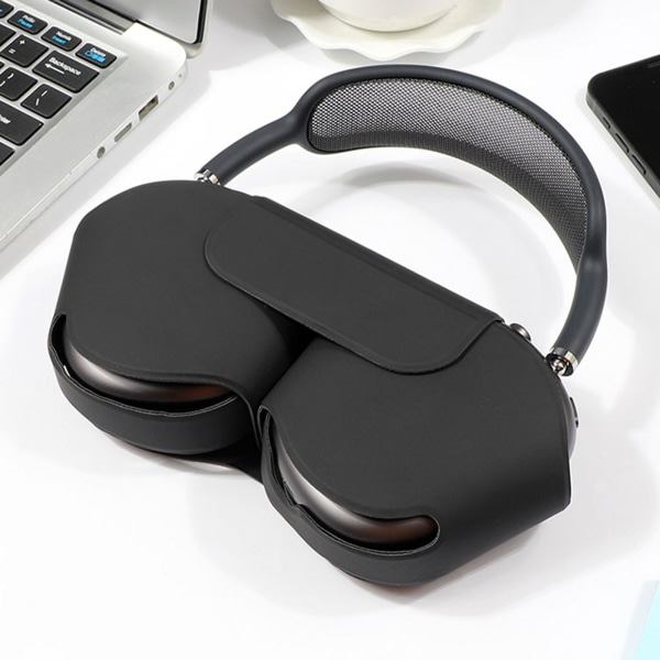 Trådlöst Bluetooth -headset case för Air_sPods Max svart
