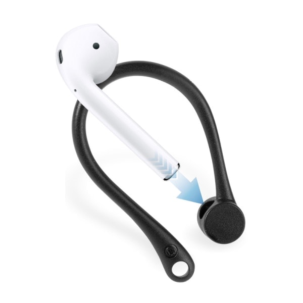 Öronkrokar för Air Pods Svart