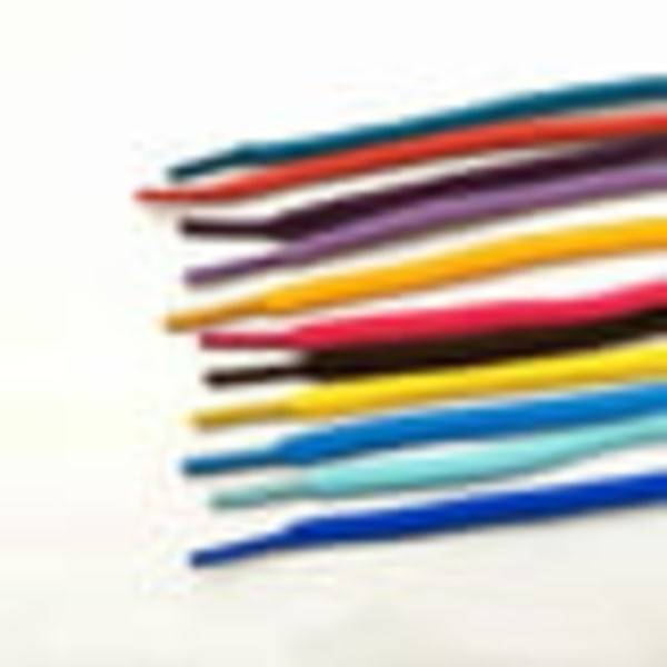 Runt skosnöre rött 80cm Round shoelace red 80cm