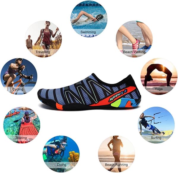Strandskor, sportvattenskor yogaskor (mörkblå) 41EU dark blue 41EU