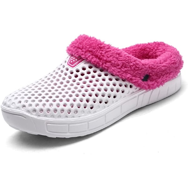 Mules Slip On Trädgårdsskor Varm vintertoffel, vit,235 white 235