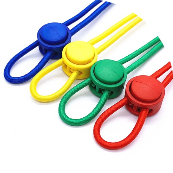 10 ST Knappar Plast Dubbla Hål Toggle Clip Stopper Spänne Väska A6