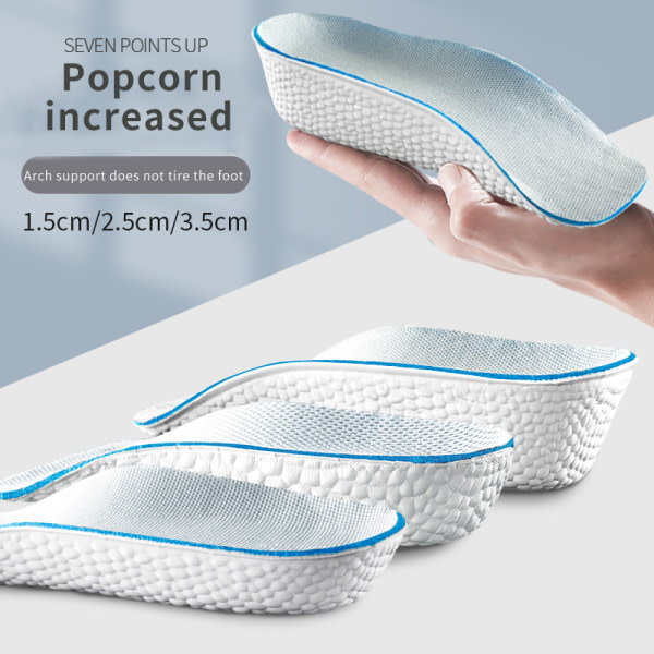 1,5/2,5/3,5 Cm Arch Support Höjd Öka innersulor