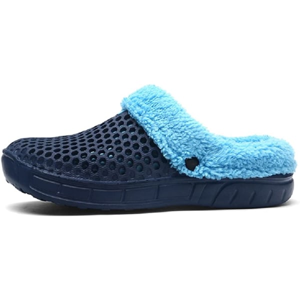 Mules Slip On Trädgårdsskor Varm vintertoffel,blå,270 blue 270