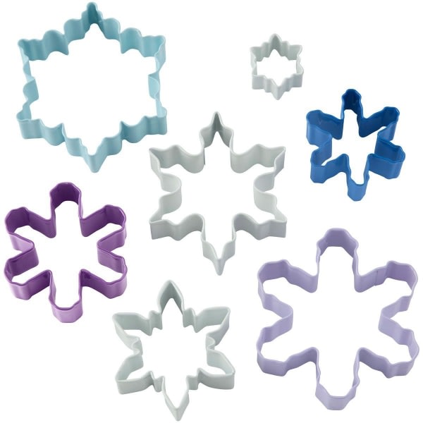 Wilton Cutter Snowflakes Snowflakes, 7 st Vit