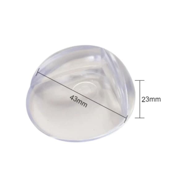 12-PACK Kantskydd / Hörnskydd Bord Transparent