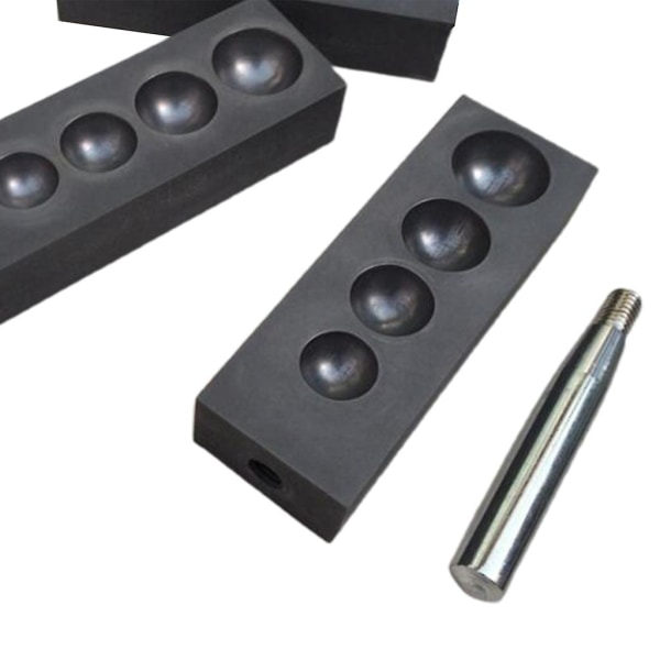 Professionell Pure Graphite Ingot Form för gjutning av raffinin