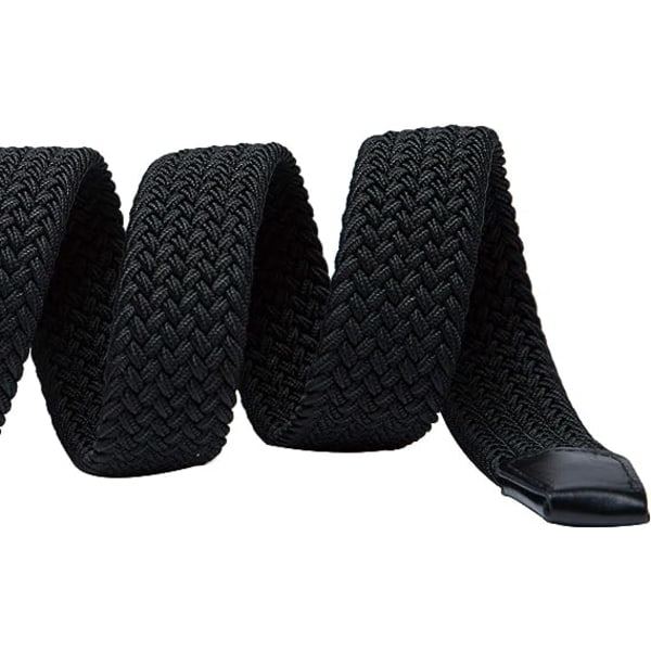 Unisex elastiskt tyg flätat elastiskt bälte Stretch Bälte Stretch B