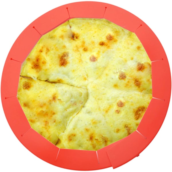 2-pack Pie Crust Guard Silikonpajskydd Justerbara för att passa pajer med en diameter på 6" till 8"