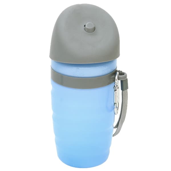 Bärbar hundvattendispenser med hopfällbar drickskoppsskål 750ML