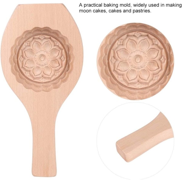 DIY mooncake form trä form mung bean kaka form midhöstfestivalen