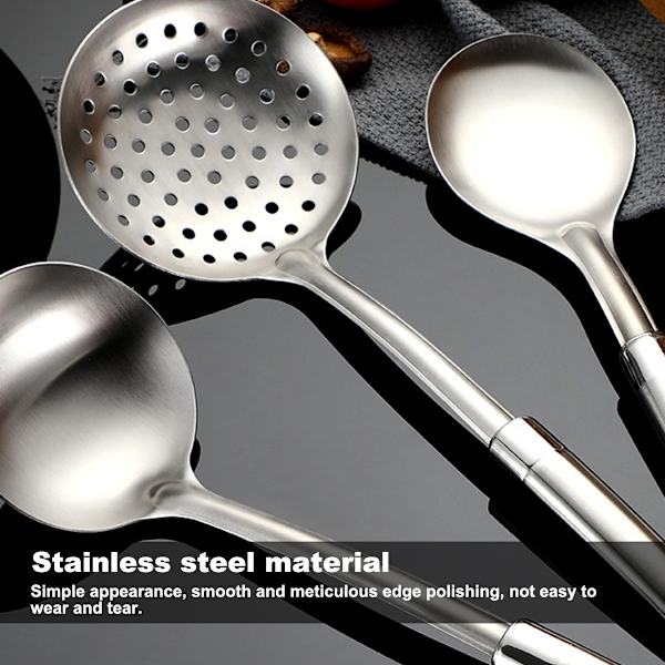 Rissked, 29,5 cm, metall silver, 18/10 rissked i rostfritt stål, matlagningssoppa sked spade