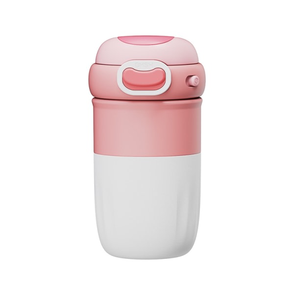 316 rostfritt stål kaffekopp kanna mag termoskopp kvinnlig utomhus portabel vattenkopp söt 380ml rosa